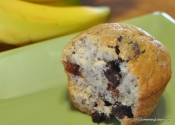 Something Edible on Video: Chocolate Chunk Walnut Banana Muffins.