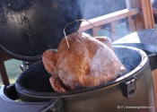 2011 Thanksgiving Bird Journal: Bourbon and Apple Butter Smoked Turkey.
