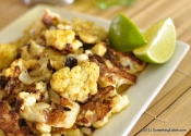 Brassica Better when Browned: Curry Roasted Cauliflower.