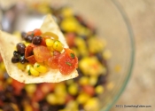 This is why you stock a pantry: Easy Corn and Black Bean Salsa.