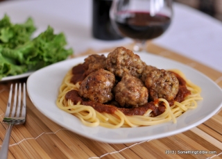 Spaghetti Night Without the Mess: Oven-roasted Mini Beef Meatballs