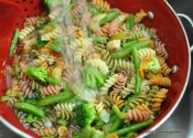 Ridiculously simple pasta salad for impromptu potlucks