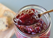 Pectin Powered: Spreadable Red Wine Cranberry Sauce.
