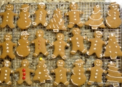 Have Yourself a Whole Grain Holiday: (Eggless) Whole Wheat Gingerbread Cookies.