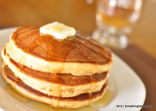 Something Edible on Video: Impossibly Fluffy Whole Wheat Buttermilk Pancakes from Scratch.