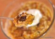 Single-Serving Pumpkin Oatmeal with Raisins and Nuts